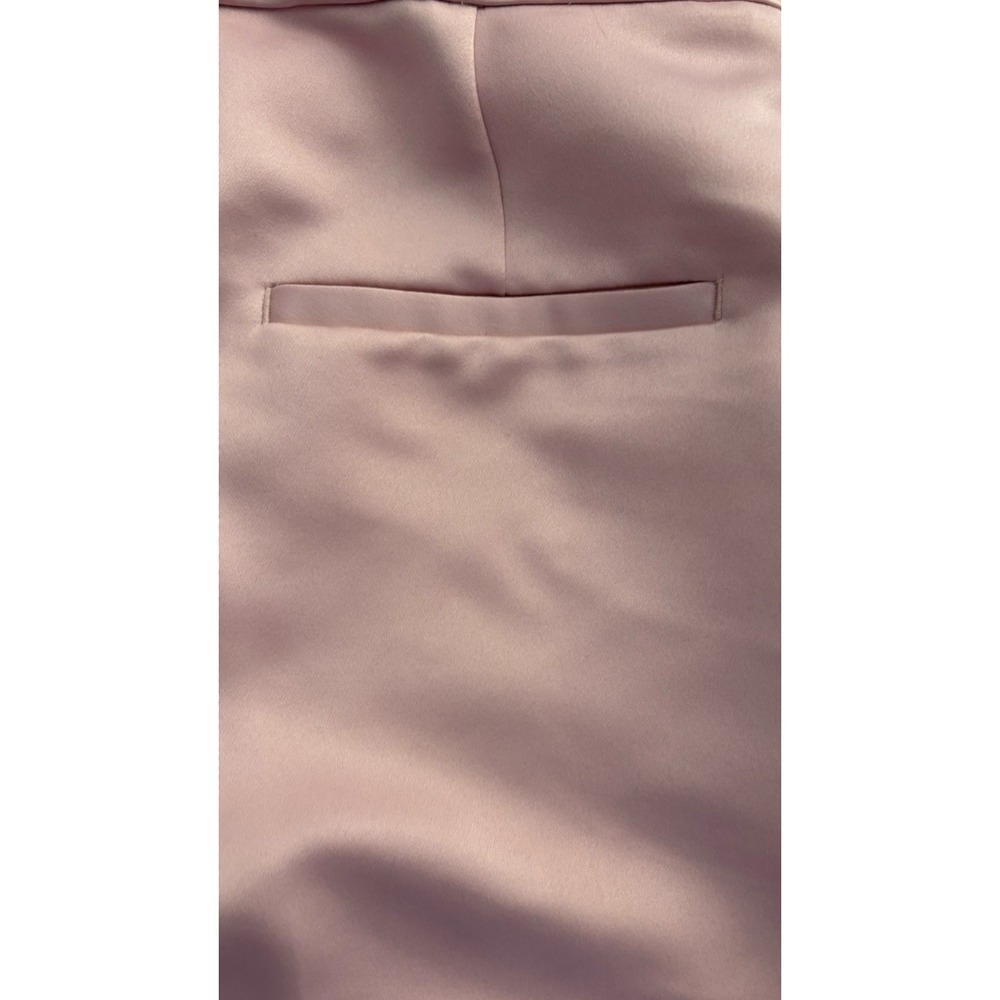 H&M Pink Dress Pants Women's Size 8 Blush Straight Leg Trousers - Picture 6 of 6